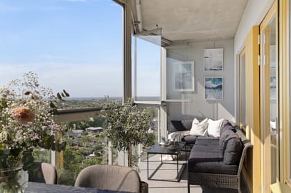 Balkong eller utsiktsbild