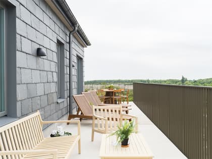 Balkong eller utsiktsbild