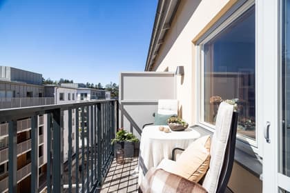 Balkong eller utsiktsbild