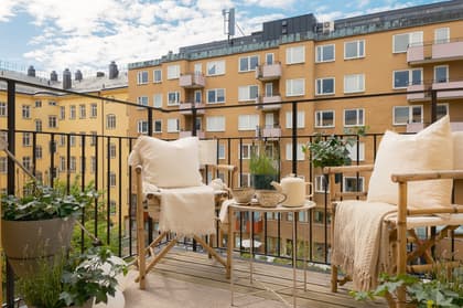 Balkong eller utsiktsbild