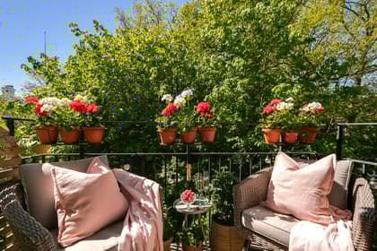 Balkong eller utsiktsbild