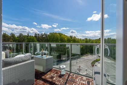 Balkong eller utsiktsbild