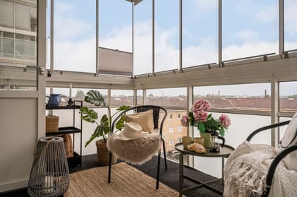 Balkong eller utsiktsbild