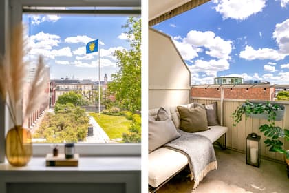 Balkong eller utsiktsbild