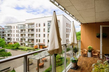 Balkong eller utsiktsbild