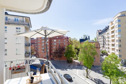 Balkong eller utsiktsbild