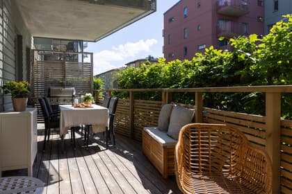 Balkong eller utsiktsbild