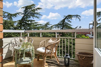 Balkong eller utsiktsbild