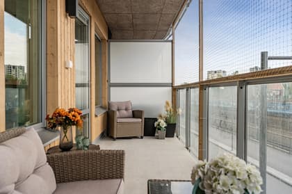 Balkong eller utsiktsbild