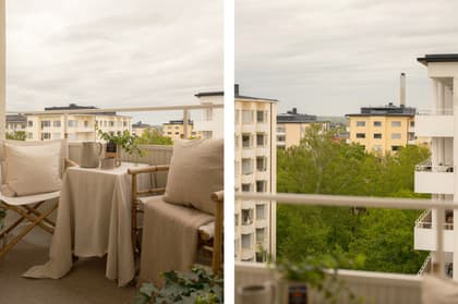 Balkong eller utsiktsbild