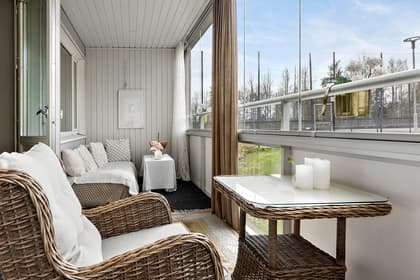 Balkong eller utsiktsbild