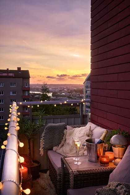 Balkong eller utsiktsbild