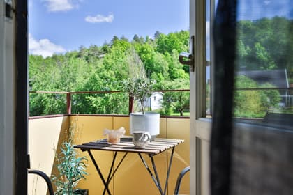 Balkong eller utsiktsbild