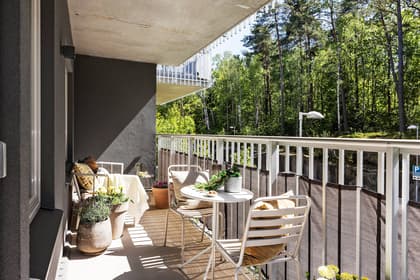 Balkong eller utsiktsbild