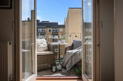 Balkong eller utsiktsbild