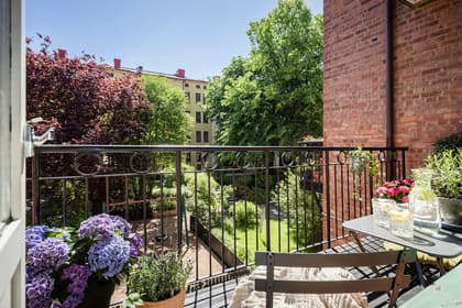 Balkong eller utsiktsbild