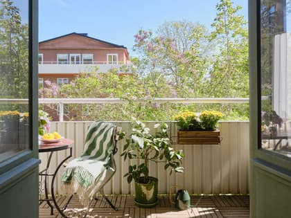 Balkong eller utsiktsbild