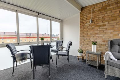 Balkong eller utsiktsbild