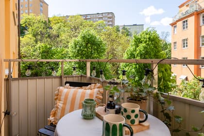 Balkong eller utsiktsbild