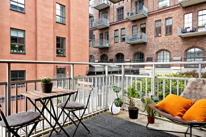 Balkong eller utsiktsbild