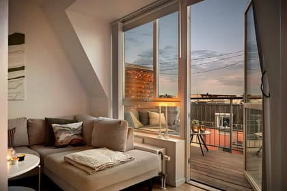 Balkong eller utsiktsbild