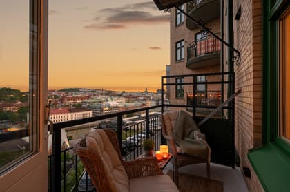 Balkong eller utsiktsbild