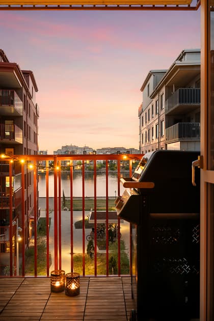 Balkong eller utsiktsbild