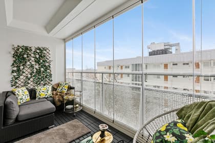 Balkong eller utsiktsbild