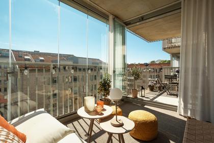 Balkong eller utsiktsbild