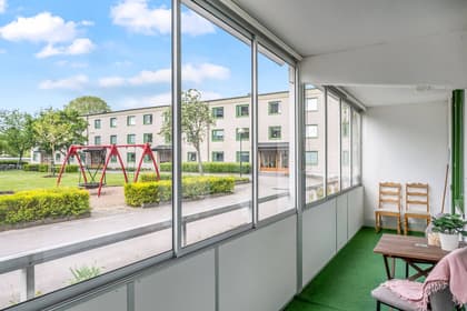 Balkong eller utsiktsbild