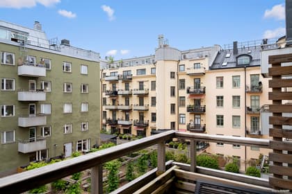 Balkong eller utsiktsbild