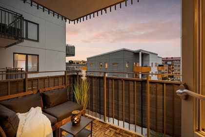 Balkong eller utsiktsbild