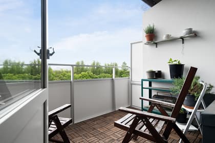 Balkong eller utsiktsbild