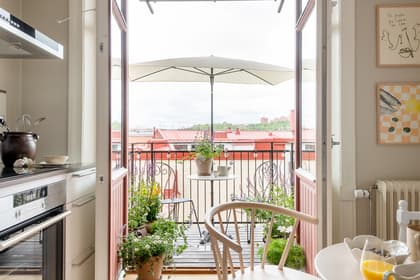 Balkong eller utsiktsbild