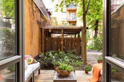 Balkong eller utsiktsbild