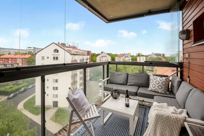 Balkong eller utsiktsbild