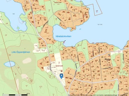 Illustrerad karta över fastigheten eller området