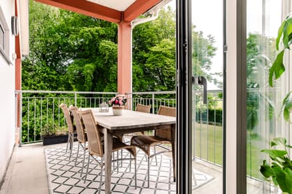 Balkong eller utsiktsbild