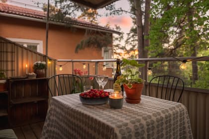 Balkong eller utsiktsbild