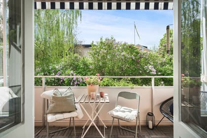 Balkong eller utsiktsbild