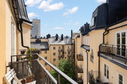 Balkong eller utsiktsbild