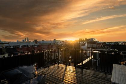 Balkong eller utsiktsbild