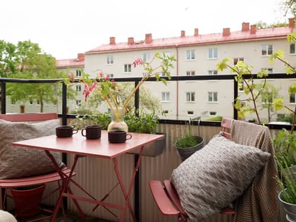 Balkong eller utsiktsbild