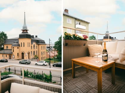 Balkong eller utsiktsbild