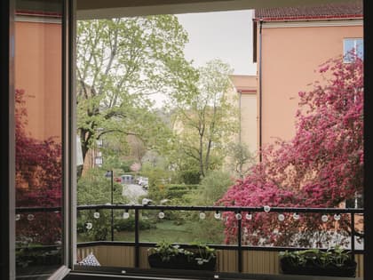 Balkong eller utsiktsbild