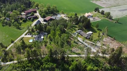 Illustrerad karta över fastigheten eller området