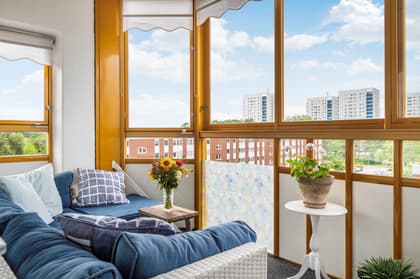 Balkong eller utsiktsbild