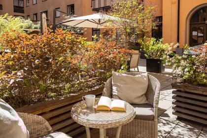 Balkong eller utsiktsbild