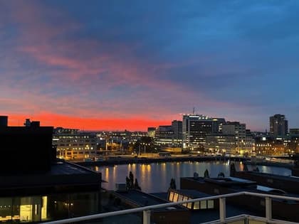 Balkong eller utsiktsbild