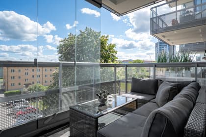 Balkong eller utsiktsbild